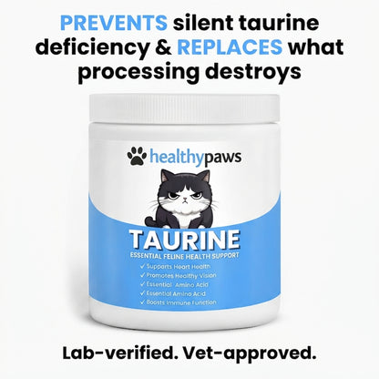 Stop the Silent Deficiency Before You See the Signs with KittySupps™ Taurine Supplement